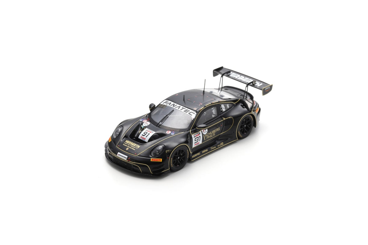 Spark SB827 1/43 Porsche 911 GT3 R (992) No.91 Herberth Motorsport 24H Spa 2024 R. Bohn – R. Renauer – M. Schuring – A. Renauer