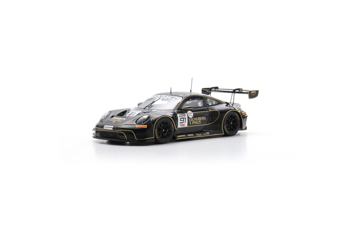 Spark SB827 1/43 Porsche 911 GT3 R (992) No.91 Herberth Motorsport 24H Spa 2024 R. Bohn – R. Renauer – M. Schuring – A. Renauer