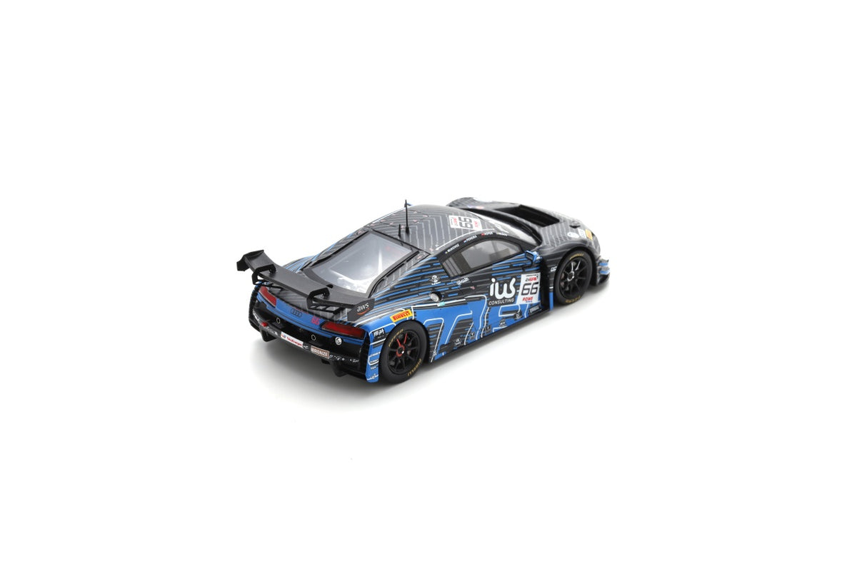 Spark SB787 1/43 Audi R8 LMS GT3 EVO II No.66 Tresor Attempto Racing Winner Bronze class 24H Spa 2024 A. Mukovoz – A. Nesov – D. Pereira – M. Hofer