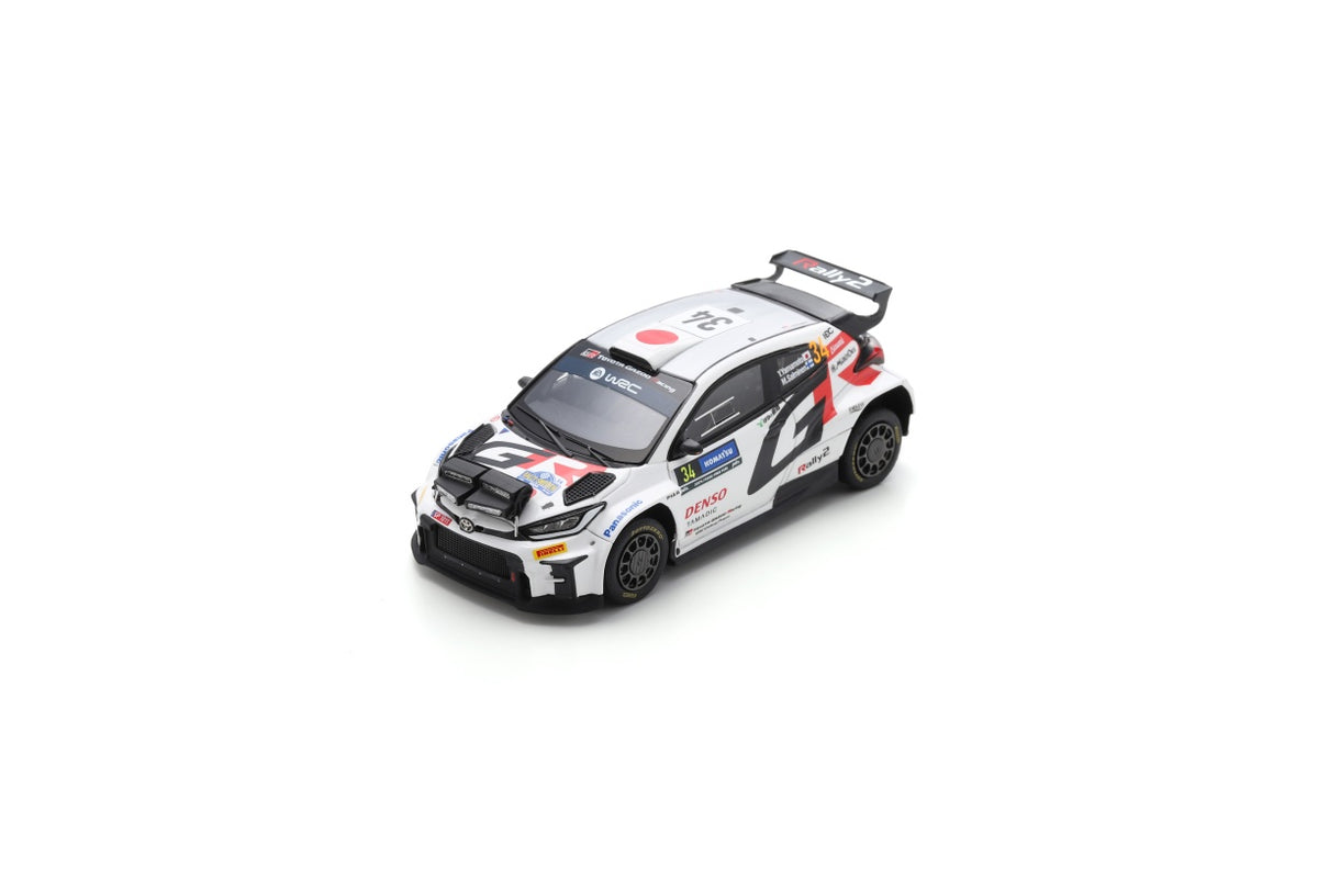 Spark S6868 1/43 TOYOTA GR Yaris Rally 2 No.34 TOYOTA GAZOO Racing RC2 Rally Sweden 2024 Y. Yamamoto - M. Salminen