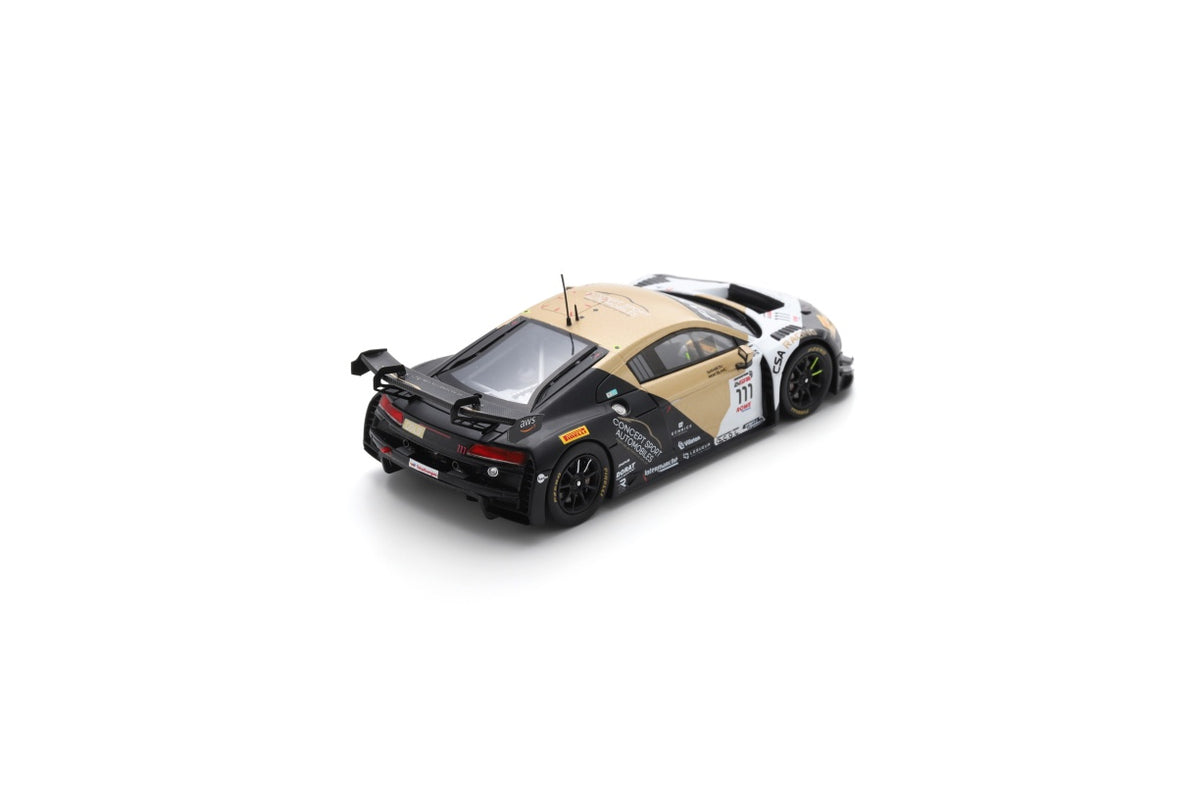 Spark SB826 1/43 Audi R8 LMS GT3 EVO II No.111 CSA Racing 24H Spa 2024 A. Rougier – S. Palette – R. Carton – A. Eteki