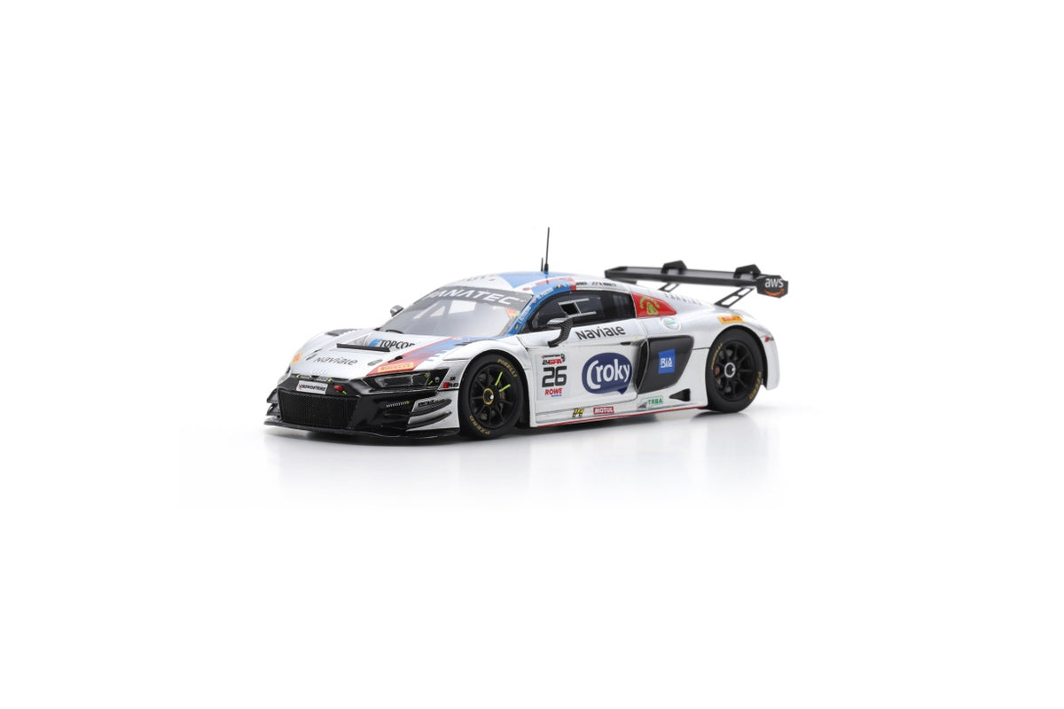 Spark SB809 1/43 Audi R8 LMS GT3 EVO II No.26 Sainteloc Racing 24H Spa 2024 A. Varutti – G. Stadsbader – I. Klymenko – M. Paverud