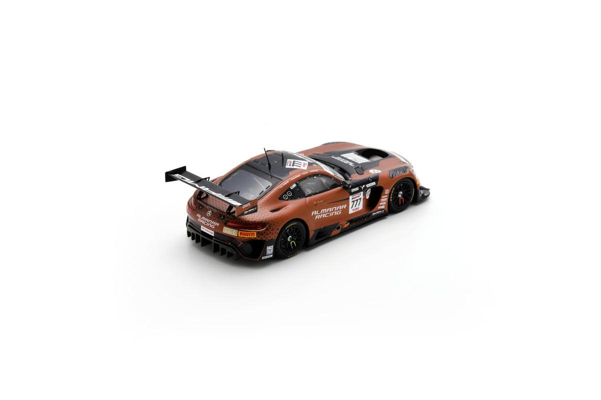 Spark SB784 1/43 Mercedes-AMG GT3 EVO No.777 AlManar Racing by GetSpeed Winner Gold class 24H Spa 2024 Al Faisal Al Zubair – D. Baumann – P. Ellis – M. Grenier