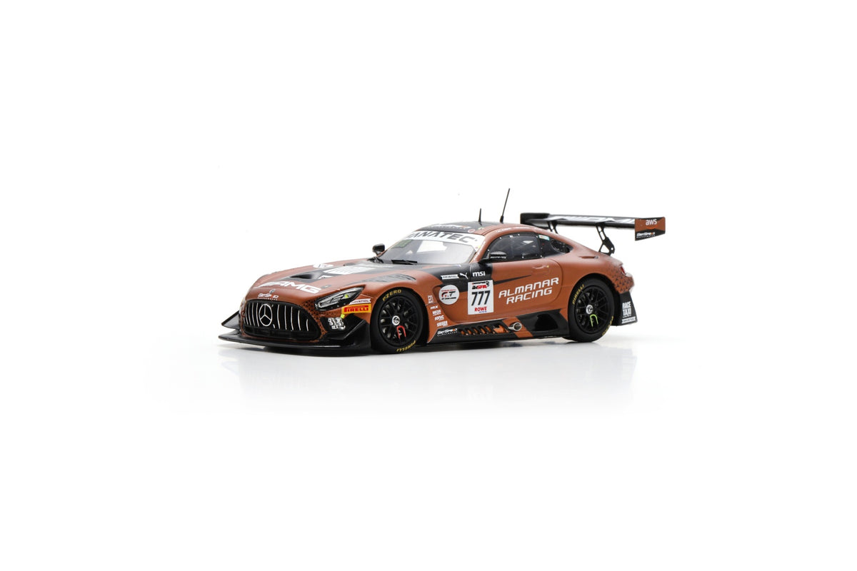 Spark SB784 1/43 Mercedes-AMG GT3 EVO No.777 AlManar Racing by GetSpeed Winner Gold class 24H Spa 2024 Al Faisal Al Zubair – D. Baumann – P. Ellis – M. Grenier