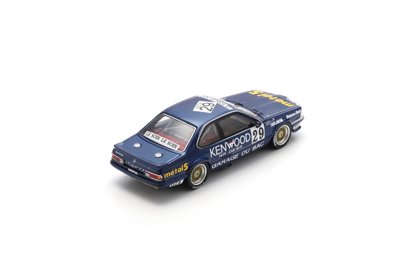 Spark SB671 1/43 BMW 635 Csi No.29 24H Spa 1986 F. Giroix - J.P. Malcher - M. Trolle