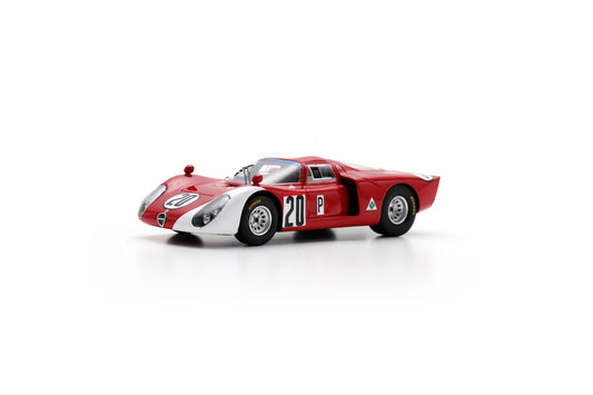 Spark US244 1/43 Alfa Romeo T33-2 No.20 5th 24H Daytona 1968 U. Schütz - N. Vaccarella