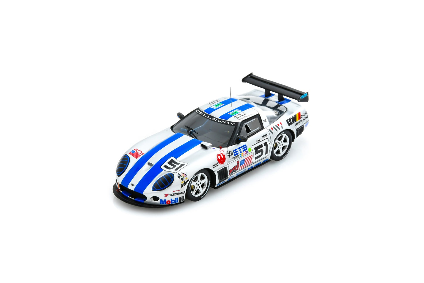 【2025年12月発売予定】 Spark S5853 1/43 Corvette Callaway No.51 Le Mans 24H 1994 F. Jelinski - B. Said III - M. Maisonneuve