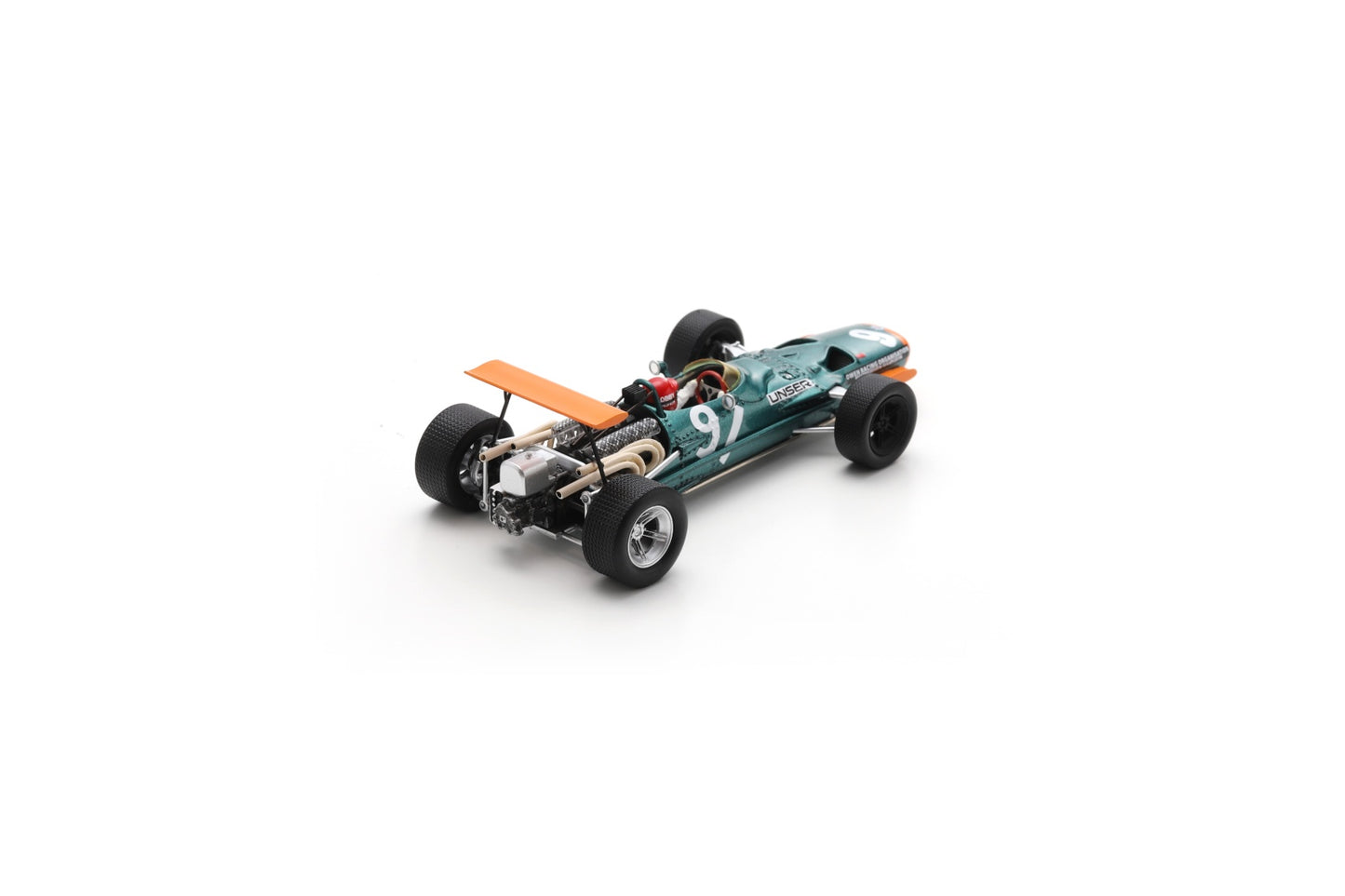 Spark S5704 1/43 BRM P138 No.9 US GP 1968 Bobby Unser