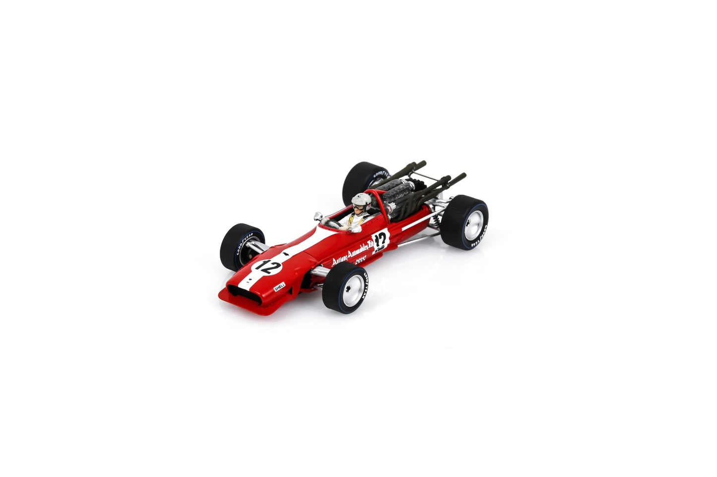 【2025年12月発売予定】 Spark S6989 1/43 Cooper T86B No.12 Monaco GP 1969 Vic Elford