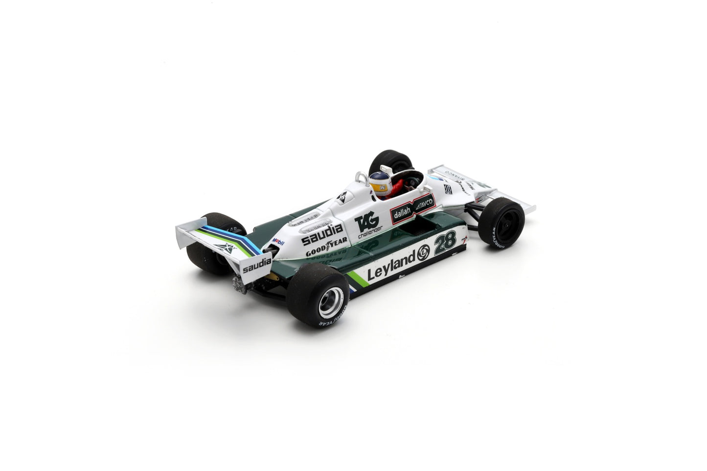 Spark S6993 1/43 Williams FW07B No.28 Winner Monaco GP 1980 Carlos Reutemann