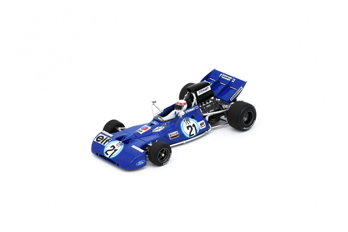 Spark S7217 1/43 Tyrrell 003 No.21 Winner Argentinian GP 1972 Jackie Stewart