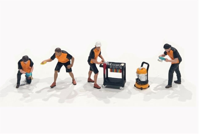 American Diorama AD-2401 1/64 フィギュア ディテール マスターズ 6個セット