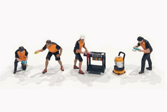 American Diorama AD-2401 1/64 フィギュア ディテール マスターズ 6個セット