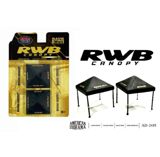 American Diorama AD-2418 1/64 RWB キャノピー 2個セット