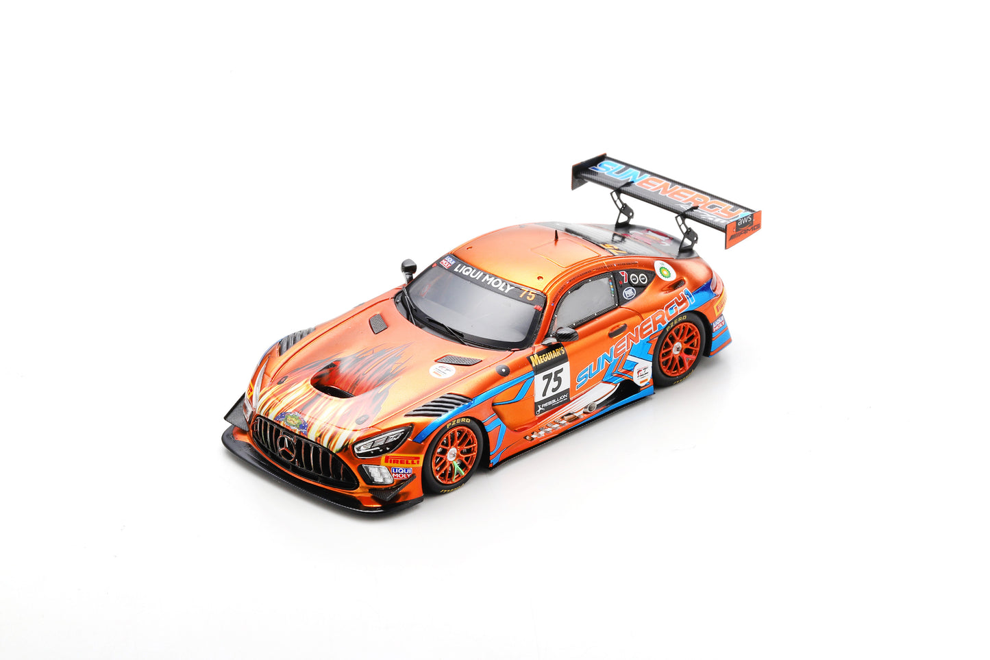 Spark AS060 1/43 Mercedes-AMG GT3 No.75 SunEnergy 1 Racing Winner Bathurst 12H 2022 L. Stolz - J. Gounon - K. Habul - M. Konrad