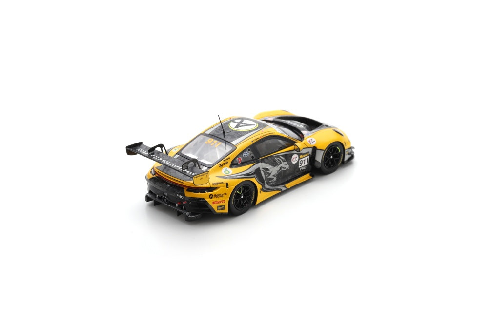 Spark AS082 1/43 Porsche 911 GT3R No.911 Absolute Racing 6th Bathurst 12H 2025 A. Picariello - A. Guven - M. Campbell