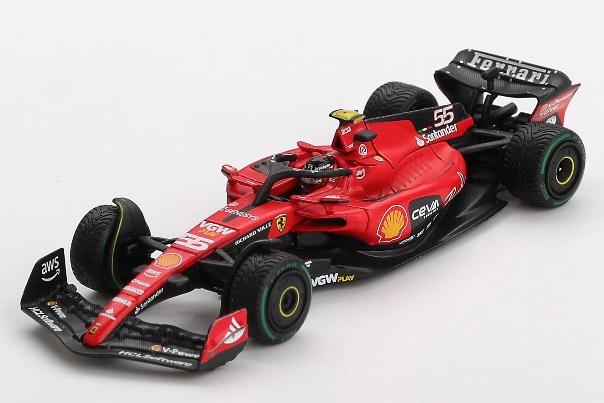 BBR BBRFER64023 1/64 フェラーリ SF23 2023 #55 モナコグランプリ C. Sainz