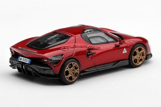 【2027年3月以降発売予定】 BBR BBRDIE6427 1/64 Alfa Romeo 33 Stradale Rosso Villa d'Este
