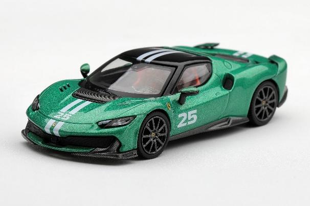 【2027年3月以降発売予定】 BBR BBRFER64045 1/64 Ferrari 296 Speciale Verde Nürburgring