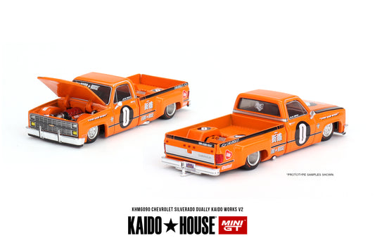 MINI GT KHMG090 1/64 シボレー シルバラード デューリー Kaido Works V2 (左ハンドル)