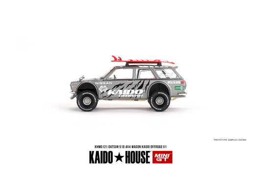 MINI GT KHMG121 1/64 ダットサン KAIDO 510 ワゴン 4x4 Kaido Offroad V1(右ハンドル)