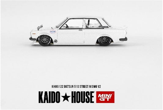 MINI GT KHMG122 1/64 ダットサン ストリート KAIDO 510 NISMO V2(左ハンドル)