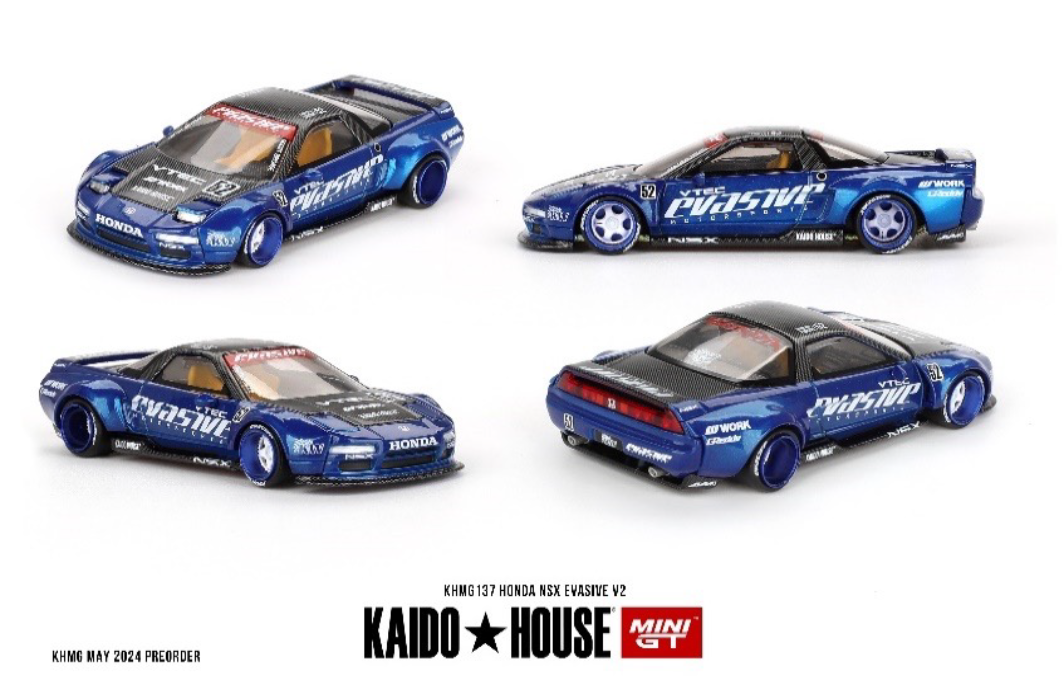 MINI GT KHMG137 1/64 ホンダ NSX Evasive V2(左ハンドル)