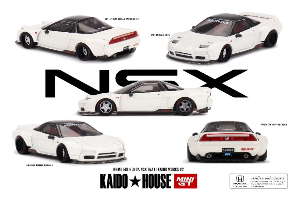 MINI GT KHMG148 1/64 ホンダ NSX (NA1) KAIDO WORKS V2(左ハンドル)