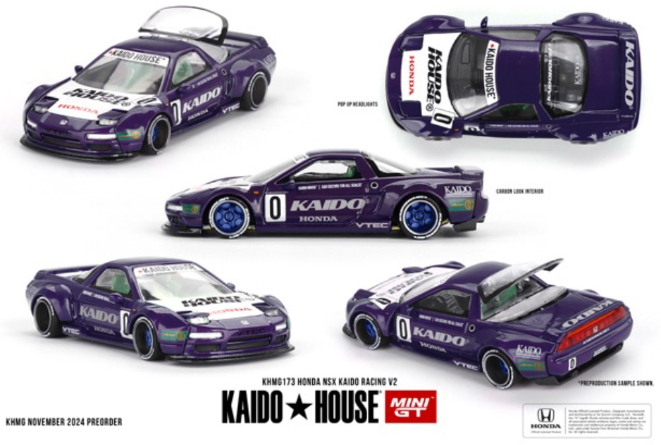 MINI GT KHMG173 1/64 ホンダ NSX Kaido Racing V2(左ハンドル)