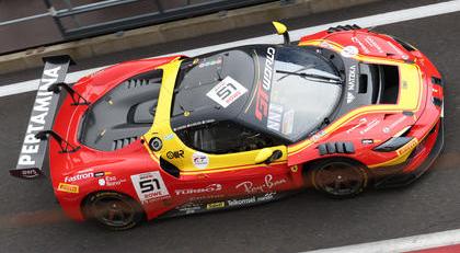 【2027年3月発売予定】 LookSmart LS18RC045 1/18 Ferrari 296 GT3 EVO No.51 AF Corse 3rd 24H Spa 2026 A. Rovera - N. Nielsen - T. Mosca