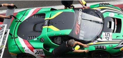 【2027年3月発売予定】 LookSmart LSRC228 1/43 Ferrari 296 GT3 EVO No.45 Rinaldi Racing 24H Spa 2026 R. Duran - D. Medler - D. Perel - A. Balzan