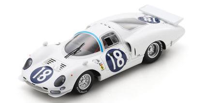 【2027年3月発売予定】 LookSmart LSLM137 1/43 Ferrari 365 P2 No.18 24H Le Mans 1966 Masten Gregory - Bob Bondurant
