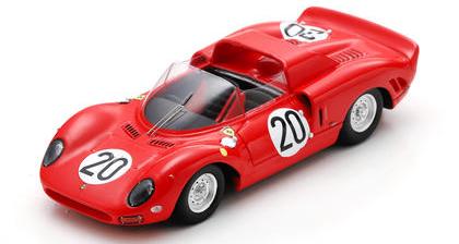 【2027年3月発売予定】 LookSmart LSRC120LM 1/43 Ferrari 330 P2 No.20 Le Mans 24H 1965 J. Guichet - M. Parkes