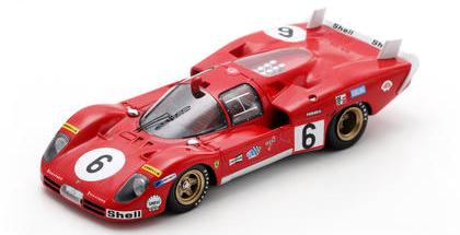 【2027年3月発売予定】 LookSmart LSLM180 1/43 Ferrari 512 S No.6 Le Mans 24H 1970 I. Giunti - N. Vaccarell