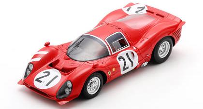 【2027年3月発売予定】 LookSmart LS18LM039 1/18 Ferrari 330 P3 No.21 Le Mans 24H 1966 J. Guichet - L. Bandini