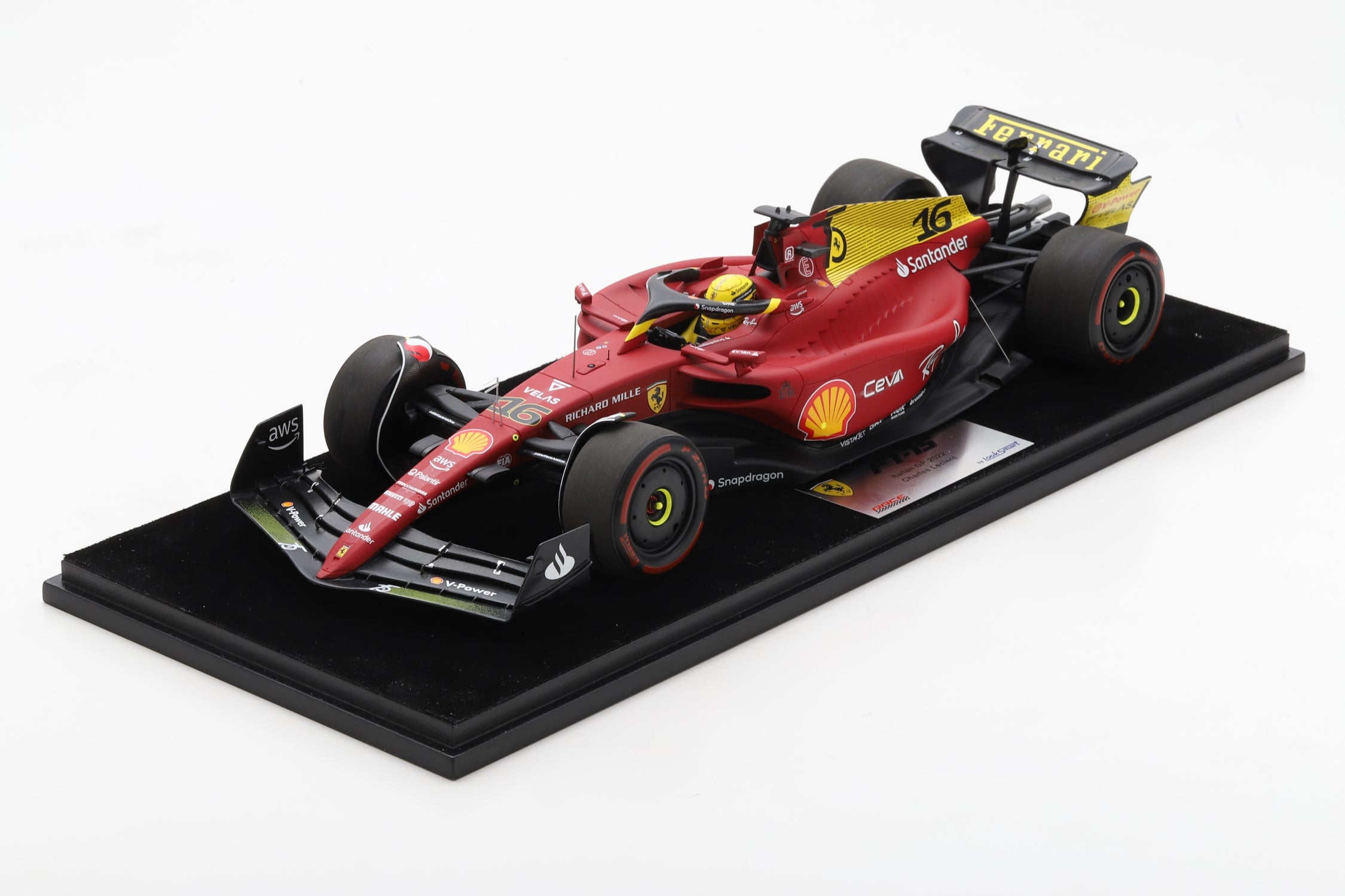 Looksmart LS18F1045 1/18 Ferrari F1-75 No.16 Italian GP 2022