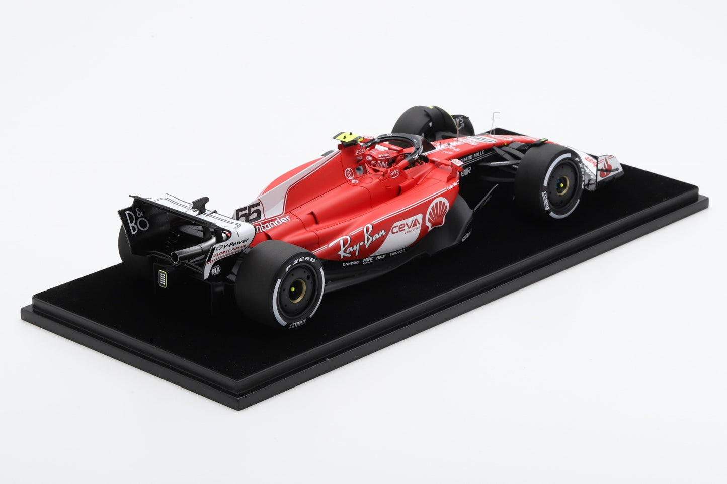 Looksmart LS18F1050 1/18 Scuderia Ferrari SF23 No.55 Scuderia Ferrari Las Vegas GP 2023 Carlos Sainz