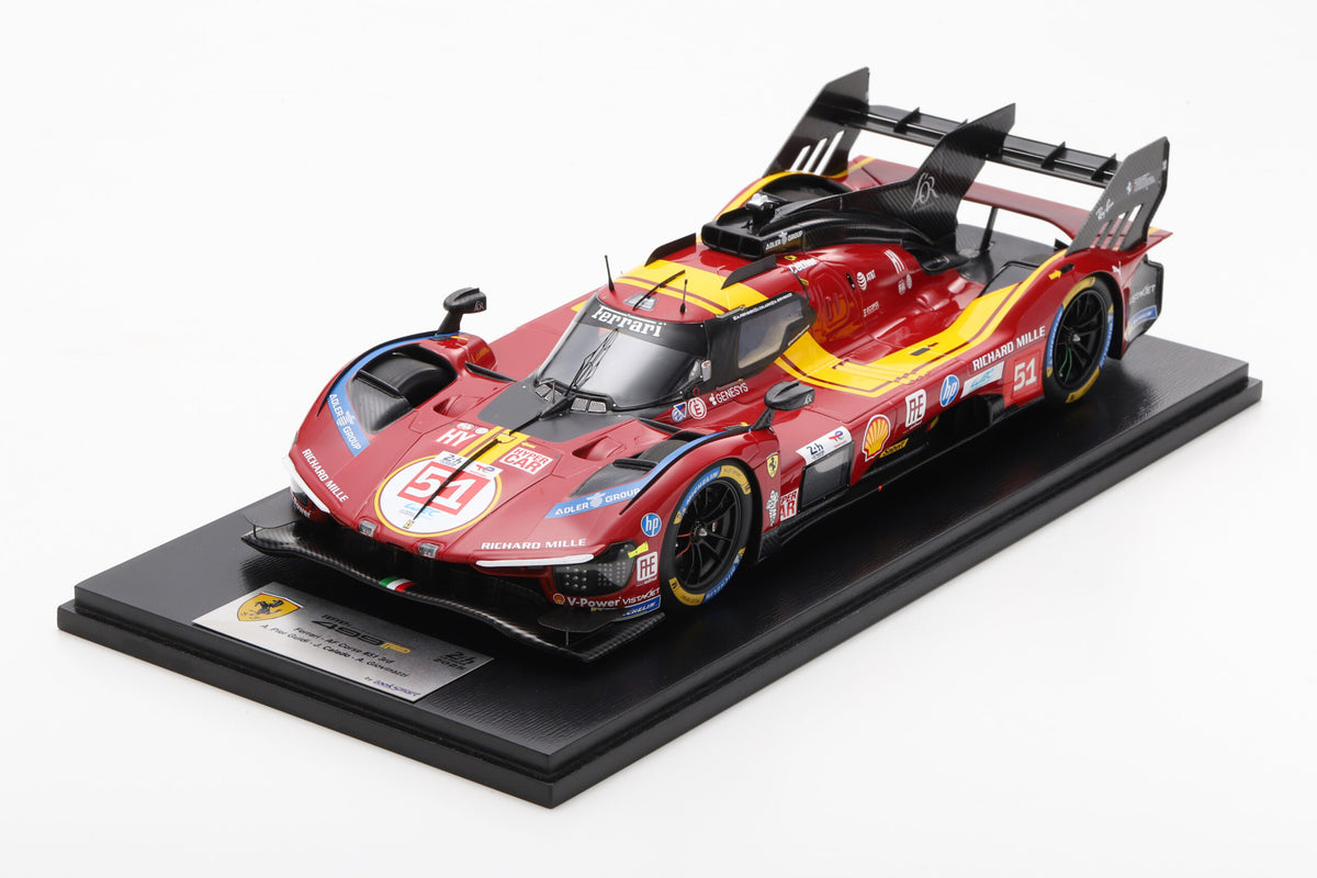 Looksmart LS18LM054 1/18 Ferrari 499P No.51 FERRARI AF CORSE 3rd Le Mans 24H 2025 A. Pier Guidi - J. Calado - A. Giovinazzi