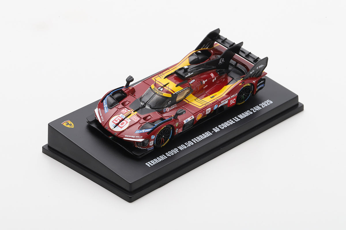 Looksmart LS64008LM 1/64 Ferrari 499P No.50 FERRARI - AF CORSE Le Mans 24H 2025 A. Fuoco - N. Nielsen - M. Molina