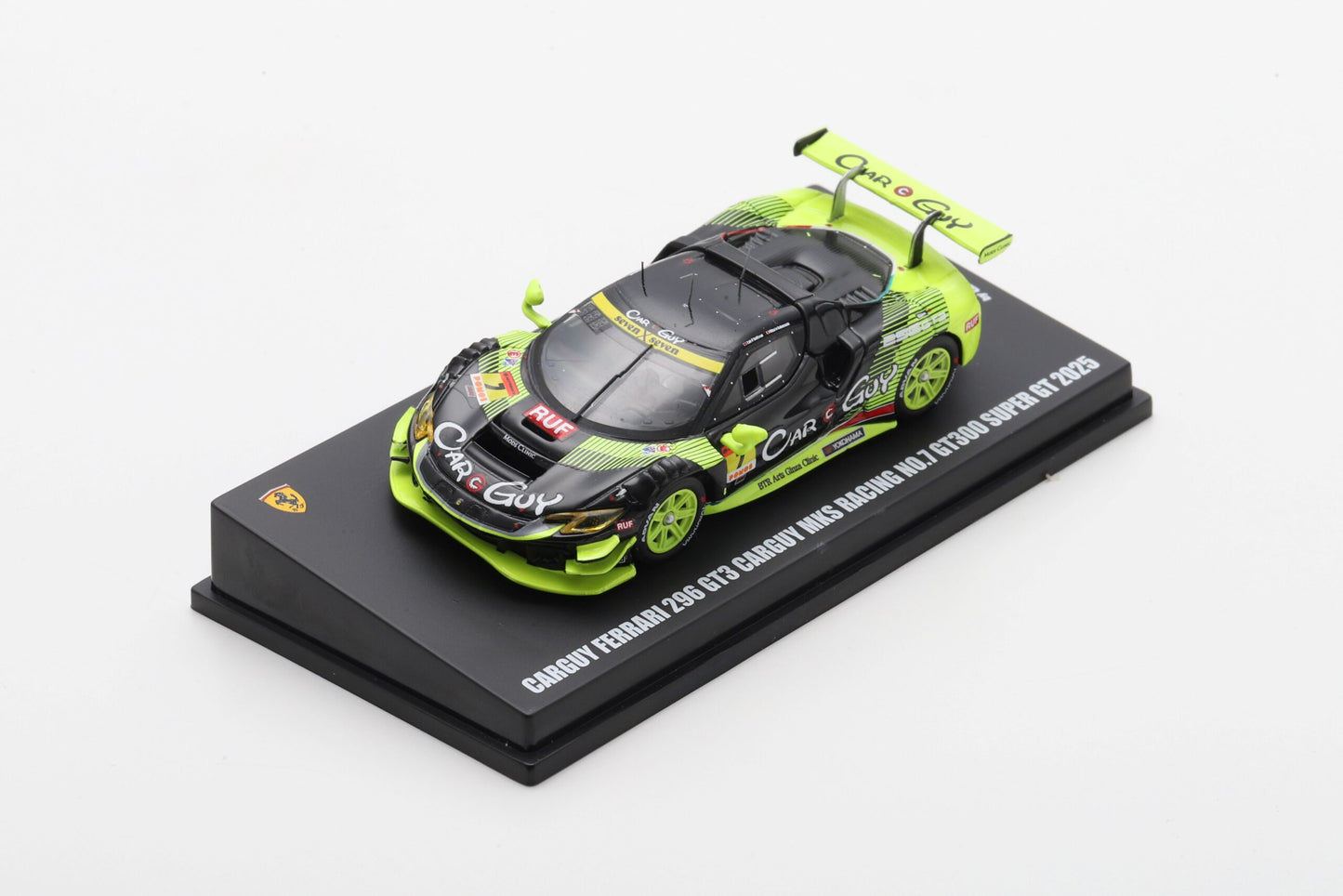 【2026年6月以降発売予定】 Looksmart LS64G25007 1/64 CARGUY Ferrari 296 GT3 CARGUY MKS RACING No.7 GT300 SUPER GT 2025 Z. O'Sullivan - R. Kobayashi