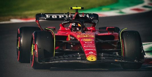 Looksmart LSF1048 1/43 Scuderia Ferrari SF23 No.55 Scuderia Ferrari 3rd Monza GP 2023 Carlos Sainz