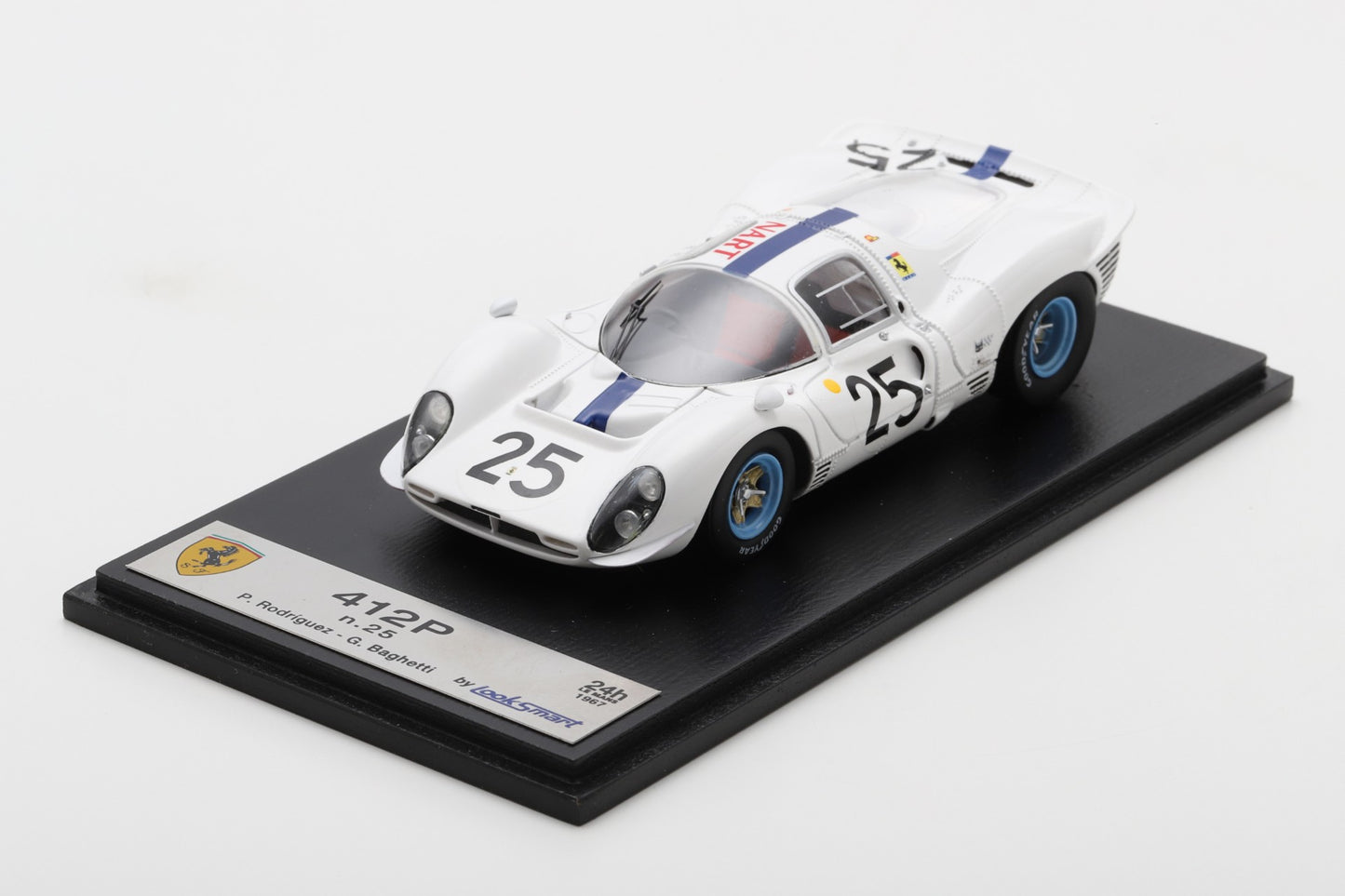 Looksmart LSLM160 1/43 Ferrari 412P No.25 Le Mans 24H 1967 Pedro Rodriguez - Giancarlo Baghetti