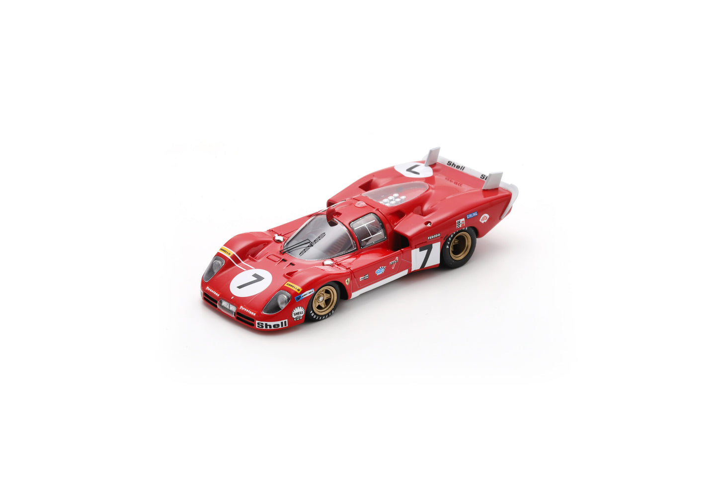 【2026年6月以降発売予定】 Looksmart LSLM176 1/43 Ferrari 512 S No.7 Le Mans 24H 1970 D. Bell - R. Peterson