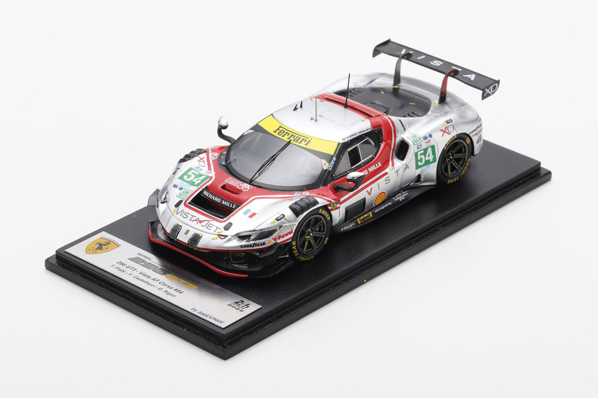 Looksmart LSLM194 1/43 Ferrari 296 LMGT3 No.54 VISTA AF CORSE Le Mans 24H 2025 T. Flohr - F. Castellacci - D. Rigon