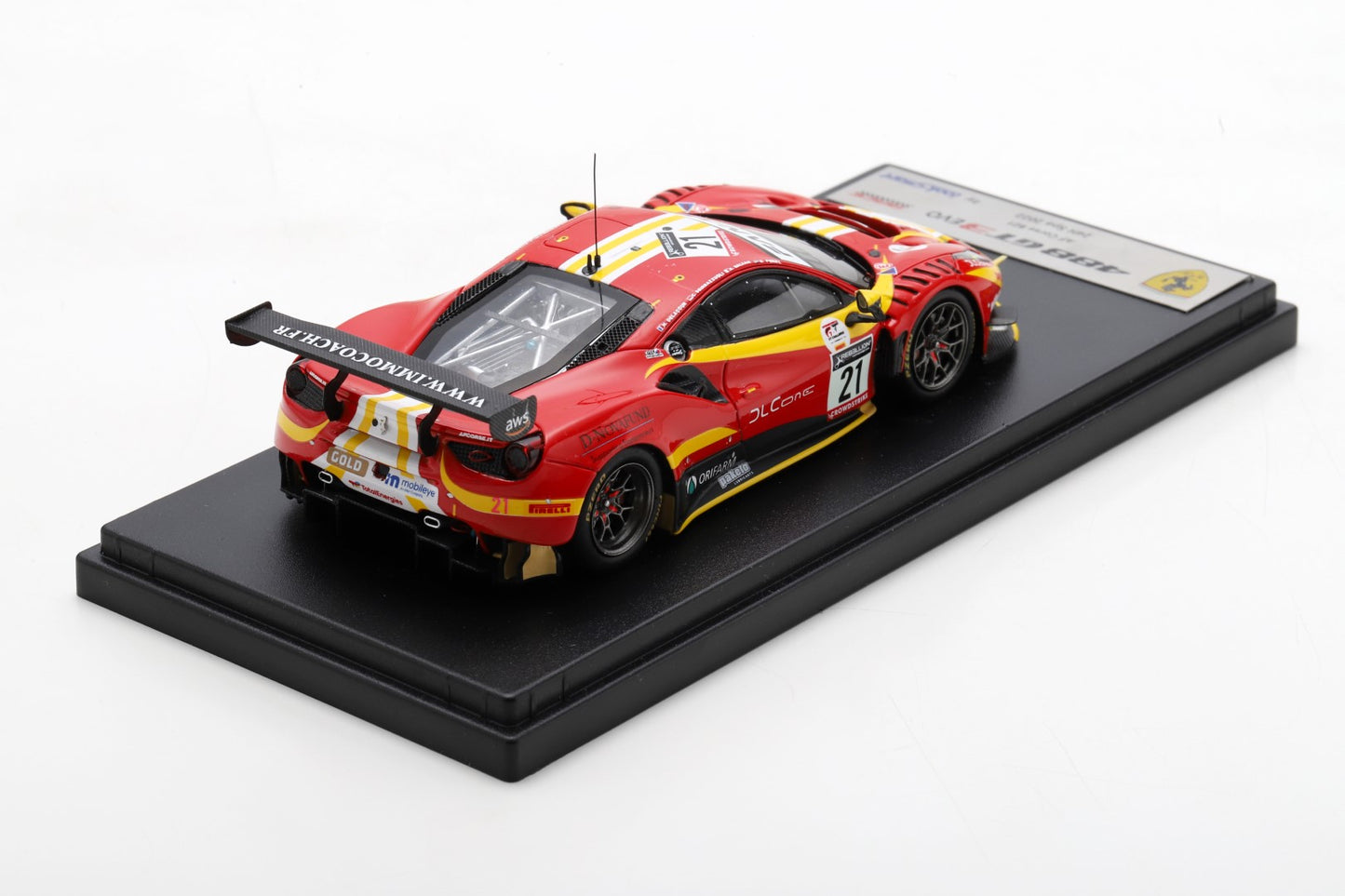 Looksmart LSRC154 1/43 Ferrari 488 GT3 No.21 AF Corse 24H Spa 2022 H. Delacour - C. Sbirrazzuoli - A. Balzan - D. Perel
