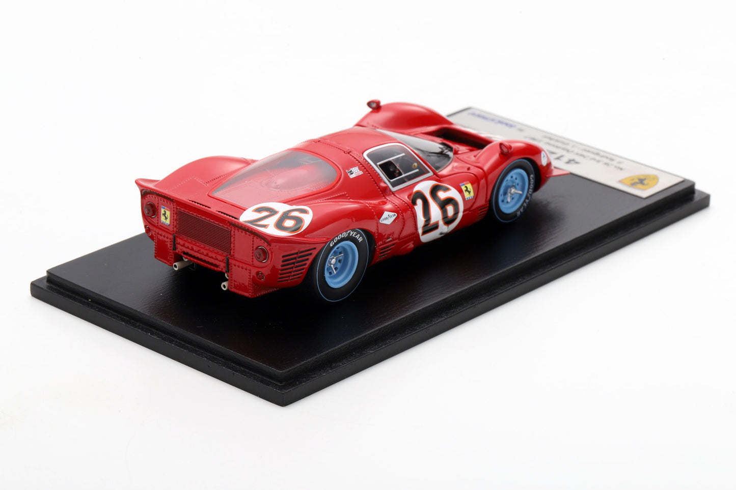 【2026年5月以降発売予定】 Looksmart LSRC163 1/43 Ferrari 412P No.26 3rd Daytona 24H 1967 Pedro Rodriguez - Jean Guichet
