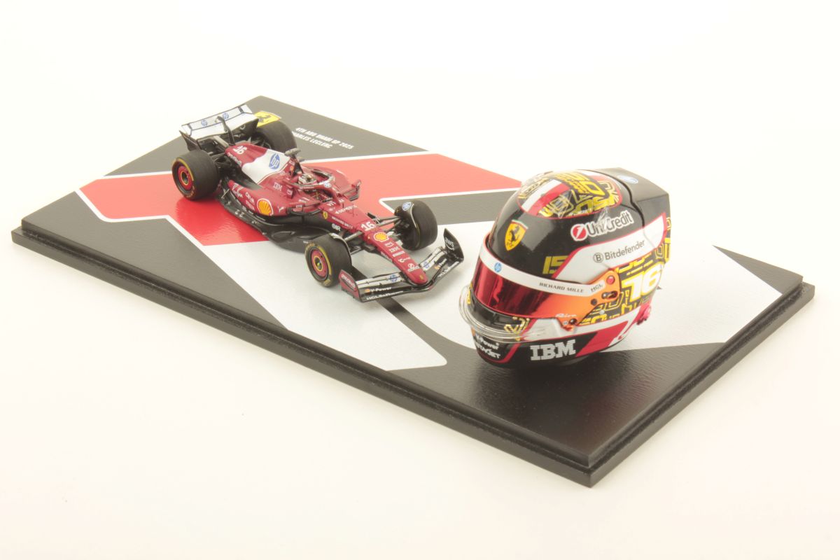 【2026年12月以降発売予定】 Looksmart LSSET02 1/43 & 1/5 Abu Dhabi GP 2025 - Charles Leclerc