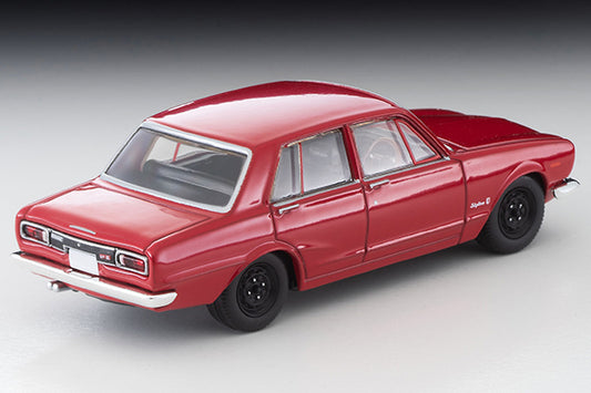 TLV 1/64 LV-176c 日産 スカイライン 2000GT-R(赤)69年式