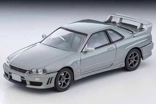TLV 1/64 LV-N353a 日産 スカイライン 2ドアスポーツクーペ 25GT TURBO オプションパーツ付(銀) 2000年式