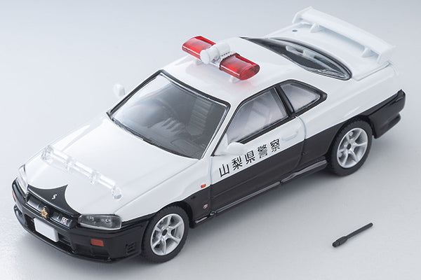 【2026年5月発売予定】 TLV 1/64 LV-N366a 日産 スカイライン 2ドア スポーツクーペ 25GT TURBO パトロールカー(山梨県警察)